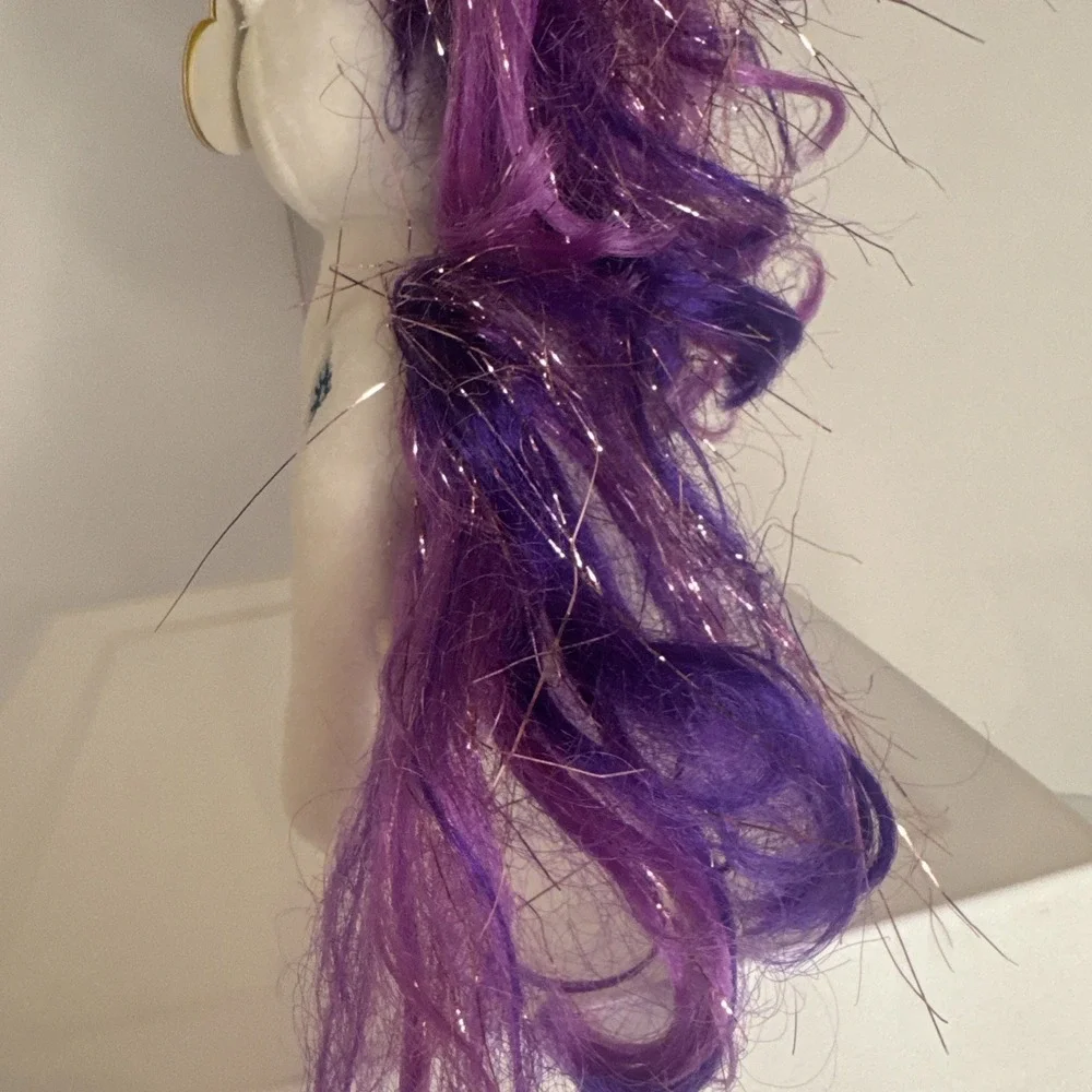 RARITY My Little Pony TY Beanie Baby Sparkle Hair Strands 7 inch NEW with Tag - Picture 8 of 13
